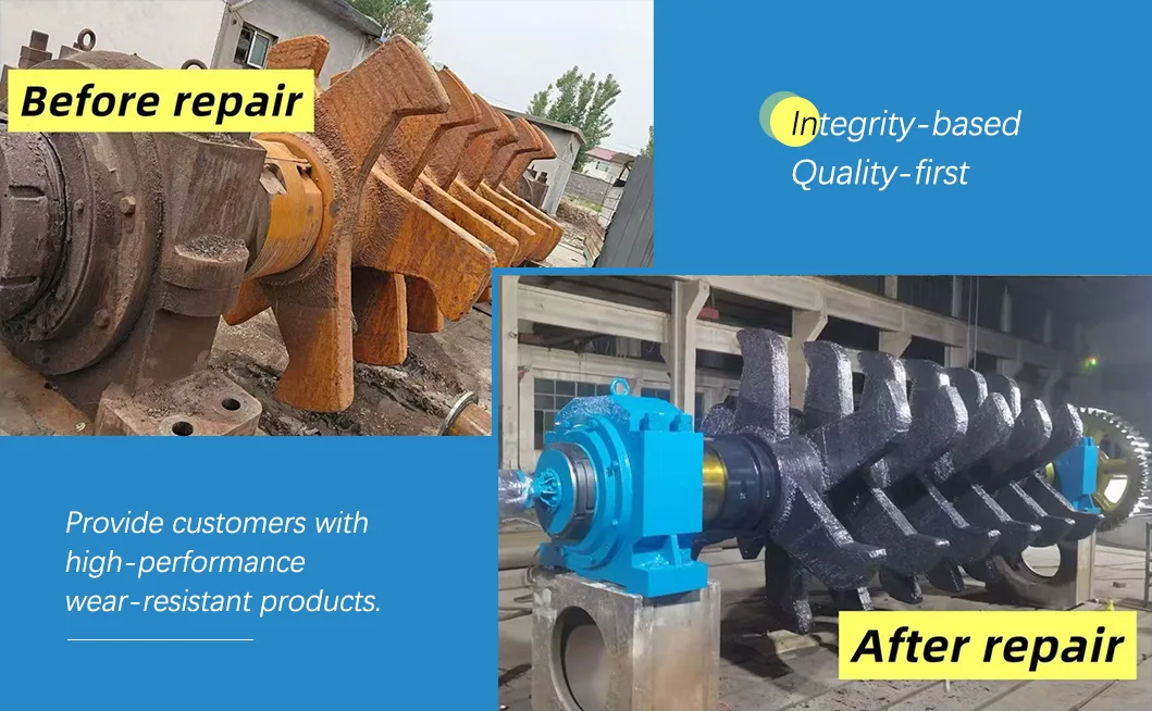 Reparație mașină de sinterizare cu o singură rolă